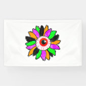 Halloween Zonnebloem Spandoek (Horizontaal)