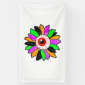 Halloween Zonnebloem Spandoek (Verticaal)