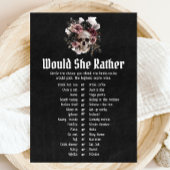 Halloween zou ze liever Vrijgezellenfeest spel Kaart