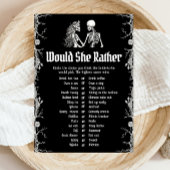 Halloween zou ze liever Vrijgezellenfeest spel Kaart