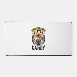 Halloween Zus Zal Handelen Voor Snoep Vintage_1 Bureaumat