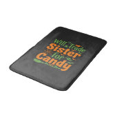 Halloween Zuster Snoep Handel Design_1 Badmat (Gekanteld)
