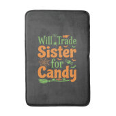 Halloween Zuster Snoep Handel Design_1 Badmat (Voorkant Verticaal)