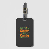Halloween Zuster Snoep Handel Design_1 Bagagelabel (Voorkant (verticaal))