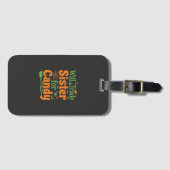 Halloween Zuster Snoep Handel Design_1 Bagagelabel (Voorkant (horizontaal))