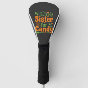 Halloween Zuster Snoep Handel Design_1 Golfheadcover