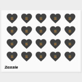 Halloween Zuster Snoep Handel Design_1 Hart Sticker (Vel)