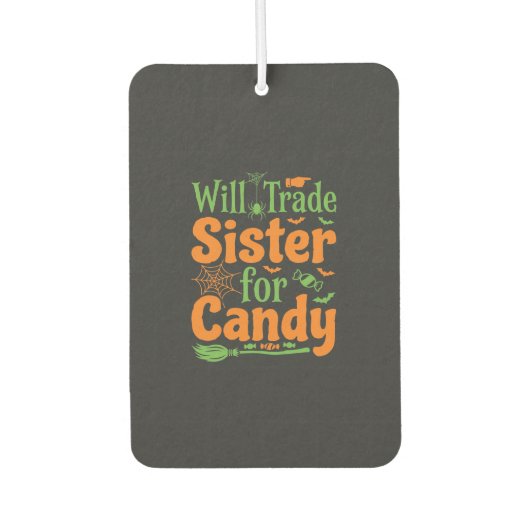 Halloween Zuster Snoep Handel Design_1 Luchtverfrisser (Voorkant)