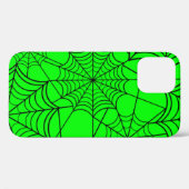 halloween-zuur-groene spinrag Case-Mate iPhone case (Achterkant (horizontaal))