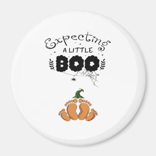 Halloween Zwangere Moeder Te Verwachten Kleine Boo Magneet