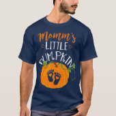 Halloween Zwangerschap Moeder Om Mama Kleine T-shirt (Voorkant)