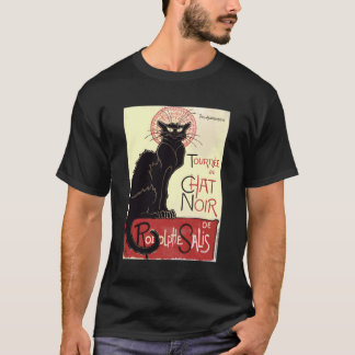Halloween Zwart Cat Le C Noir Tournee Frans T-shirt
