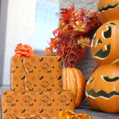 Halloween zwart en Sinaasappel inpakpapier