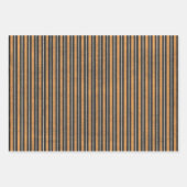  Halloween zwart en Sinaasappel verdrietig Inpakpapier Vel (Voorkant)