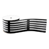 Halloween Zwart en Wit Gestreepte Lint (Spoel)