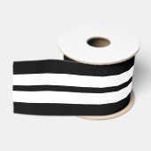 Halloween Zwart en Wit Gestreepte Lint (Spoel)