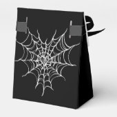 Halloween zwart gotische bruiloft bedankdoosjes (Achterkant)