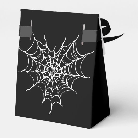 Halloween zwart gotische bruiloft bedankdoosjes (Achterkant)