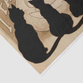 Halloween zwart kattepartijweefsel Tissuepapier (Detail)