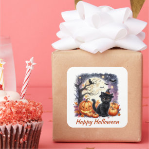 Halloween Zwart Kittens Sticker