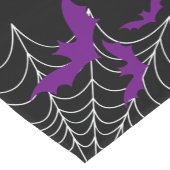 Halloween Zwart Korte Tafelloper (Hoek)