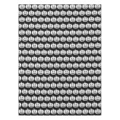 Halloween Zwart Pompoenen Patroon Spooky Scary Tafelkleed (Voorkant)