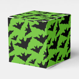 Halloween zwart vleermuizen groen cool spooky patr bedankdoosjes