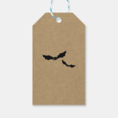 Halloween zwart vleermuizen kraft kostuum partij g cadeaulabel (Achterkant)