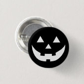 Halloween zwart-wit Jack o lantaarnkostuum Ronde Button 3,2 Cm (Voorkant /achterkant)
