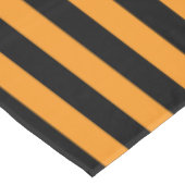 Halloween zwarte en Oranje heksenstrepen Tafelkleed (Gekanteld)