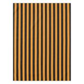 Halloween zwarte en Oranje heksenstrepen Tafelkleed (Voorkant)