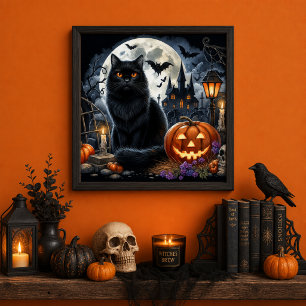 Halloween Zwarte Kat Decoratie Thuis