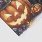 Halloween Zwarte Kat Decoupage Tissue Paper Tissuepapier (Detail)