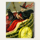  Halloween zwarte kat en heks Planner (Achterkant)