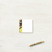Halloween zwarte kat en heks Post-it® Notes (Op bureau)