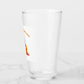 Halloween Zwarte Kat en Jack O Lantern Feestje Glas (Links)