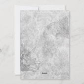 halloween zwarte kat en pompoen griezelige gotisch feestdagenkaart (Achterkant)