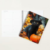 Halloween Zwarte Kat en Pompoen Planner (Display)