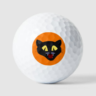 Halloween Zwarte Kat Golfballen