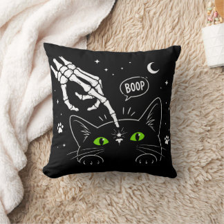 Halloween Zwarte Kat Liefhebber Cadeau, Cute Kat B Kussen