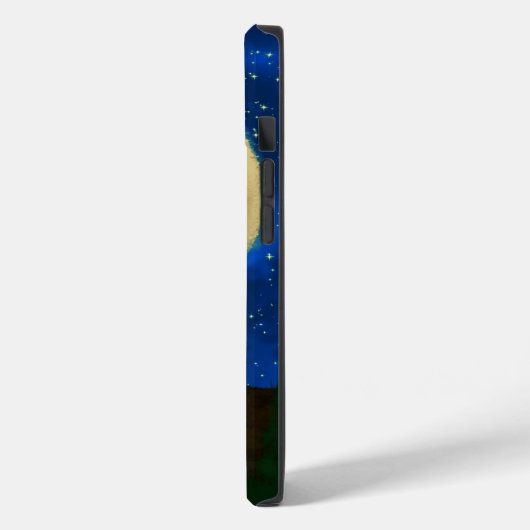 Halloween Zwarte Kat Maanverlichte Silhouet Case-Mate iPhone Case (Achterkant / Links)