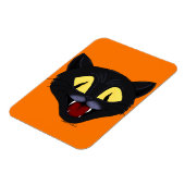 Halloween Zwarte Kat Magneet (Linkerzijde)