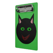 Halloween Zwarte Kat Mini Klembord (Angled2)