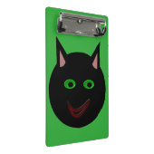 Halloween Zwarte Kat Mini Klembord (Schuin)