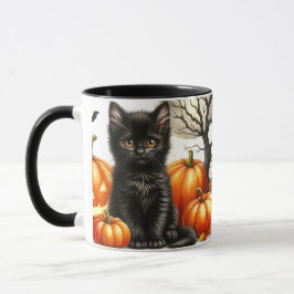 Halloween Zwarte Kat Mok