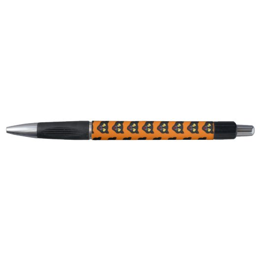 Halloween Zwarte Kat Pen (Voorkant)