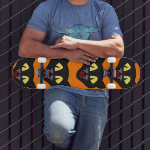 Halloween Zwarte Kat Persoonlijk Skateboard
