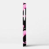 halloween zwarte kat roze Case-Mate iPhone case (Achterkant / Links)