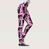 halloween zwarte kat roze leggings (Rechts)