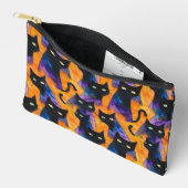 Halloween zwarte kat spooky seizoen etui (Open)